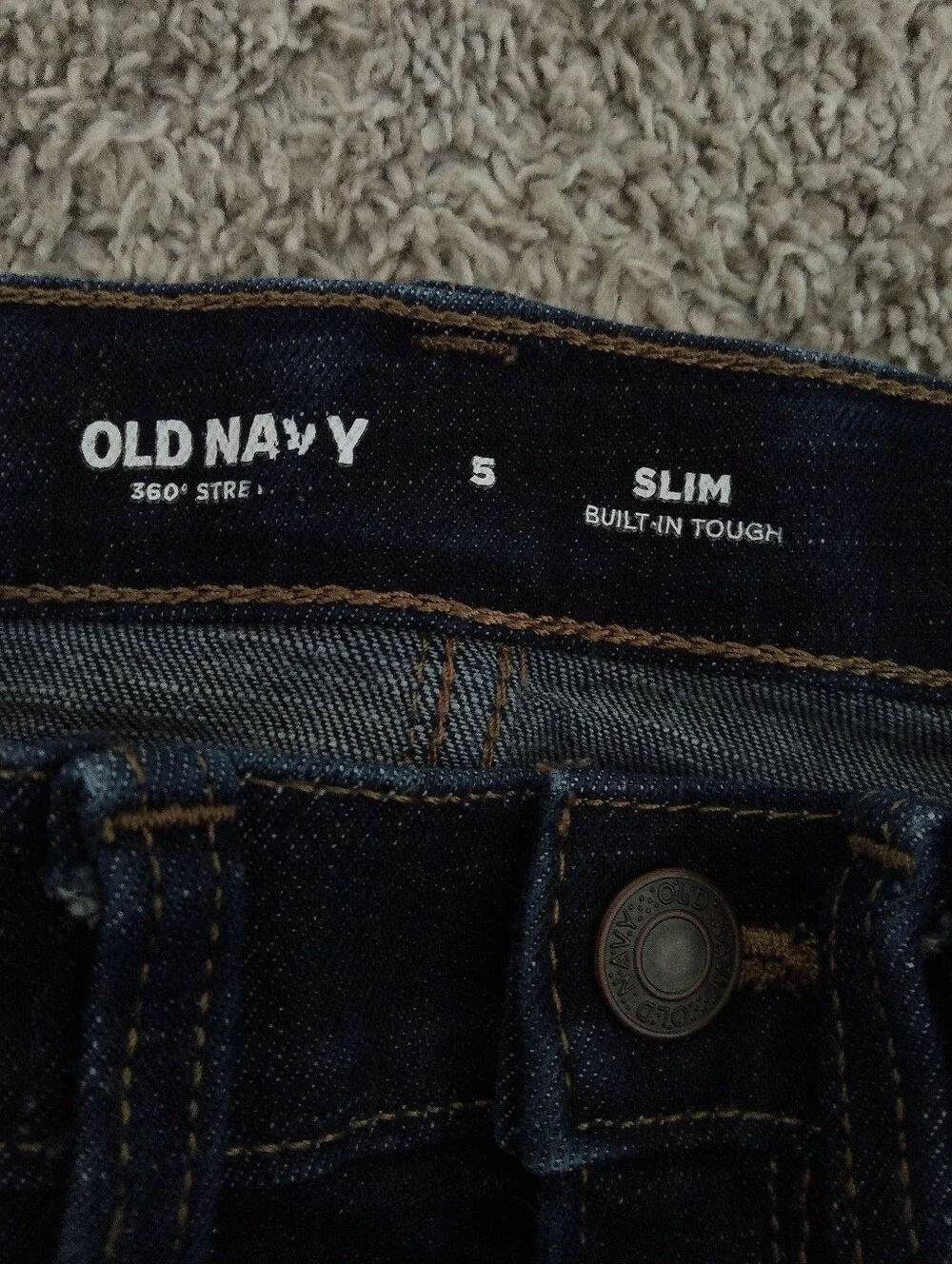 Toddler Boy Old Navy Slim Dark Blue Slim Jeans Size 5T